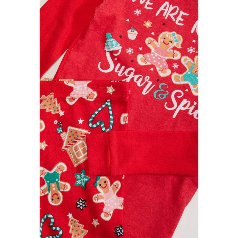 Pajamarama Cookie Taster Pajama Set Kids 10 Red Cookies Cotton Slim Fit JDM2404
